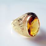 cincin topaz pria