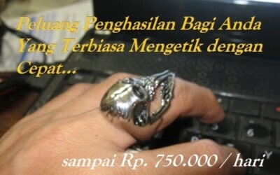 Anda Bisa Ketik Cepat ? Ada Peluang Usaha!