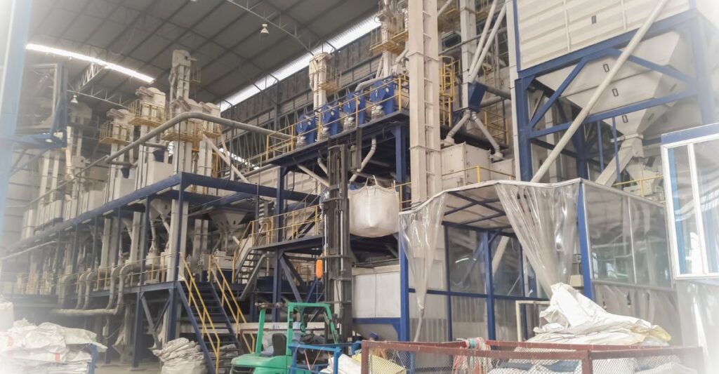 mesin penggiling padi modern