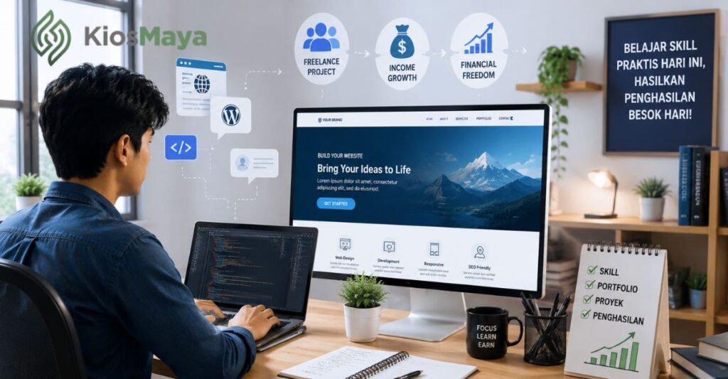 Peluang Penghasilan Tanpa Kuliah Melalui Profesi Web Developer
