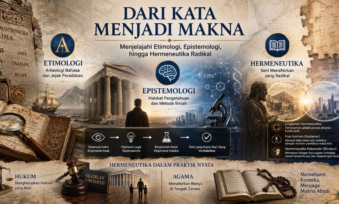 Filsafat Ilmu dan Bahasa: Dari Kata Menjadi Makna lewat Etimologi, Epistemologi, dan Hermeneutika